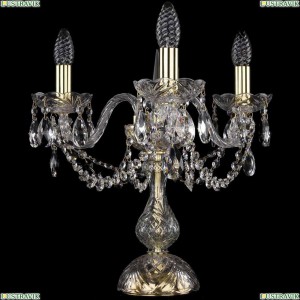 1402L/3/141-39/G Настольная лампа Bohemia Ivele Crystal (Богемия), 1402