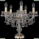 1409L/5/141-39/G Настольная лампа Bohemia Ivele Crystal (Богемия), 1409