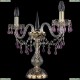 1410L/2/141-39/G/V7010 Настольная лампа Bohemia Ivele Crystal (Богемия), 1410