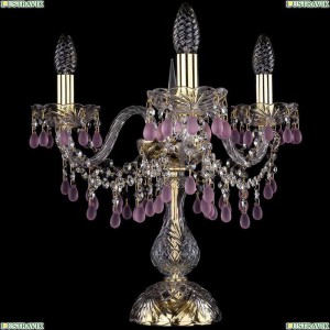 1410L/3/141-39/G/V7010 Настольная лампа Bohemia Ivele Crystal (Богемия), 1410