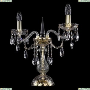 1415L/2/141-39/G Настольная лампа Bohemia Ivele Crystal (Богемия), 1415