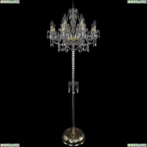 1411T2/8+4/195-170/G Торшер Bohemia Ivele Crystal (Богемия), 1411