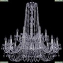 1402/12+6/300/h-91/2d/Ni Подвесная люстра Bohemia Ivele Crystal (Богемия), 1402