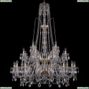 1411/16+8+4/400/XL-150/2d/G Подвесная люстра Bohemia Ivele Crystal (Богемия), 1411