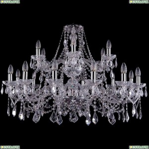 1413/12+6/360/2d/Ni/Leafs Подвесная люстра Bohemia Ivele Crystal (Богемия), 1413