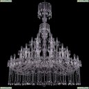 1413/24+12+6/530/XL-176/Ni Хрустальная подвесная люстра Bohemia Ivele Crystal