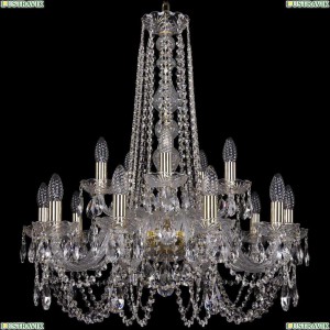 1402/10+5/240/h-75/G Подвесная люстра Bohemia Ivele Crystal (Богемия), 1402