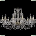 1402/12/300/G/Leafs Подвесная люстра Bohemia Ivele Crystal (Богемия), 1402