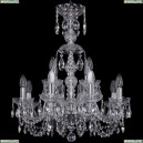 1402/8+4/195/XL-64/Ni Подвесная люстра Bohemia Ivele Crystal (Богемия), 1402