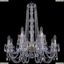 1402/8+4/240/h-76/G Подвесная люстра Bohemia Ivele Crystal (Богемия), 1402