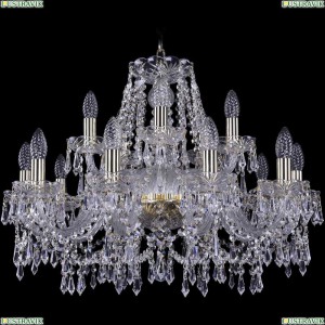 1403/10+5/240/G Подвесная люстра Bohemia Ivele Crystal (Богемия), 1403