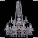 1403/10+5/240/h-92/2d/G Подвесная люстра Bohemia Ivele Crystal (Богемия), 1403