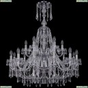 1403/12+6/300/XL-100/2d/Ni Подвесная люстра Bohemia Ivele Crystal (Богемия), 1403