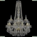1409/10+5/195/h-83/2d/G Подвесная люстра Bohemia Ivele Crystal (Богемия), 1409
