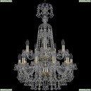1409/10+5/195/XL-83/2d/G Подвесная люстра Bohemia Ivele Crystal (Богемия), 1409