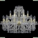 1409/12+6/240/G Подвесная люстра Bohemia Ivele Crystal (Богемия), 1409
