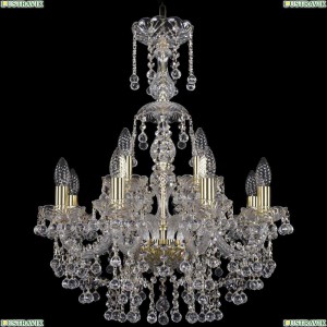 1409/8+4/195/XL-68/G Подвесная люстра Bohemia Ivele Crystal (Богемия), 1409