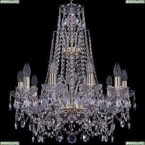 1411/10/195/XL-65/G Подвесная люстра Bohemia Ivele Crystal (Богемия), 1411