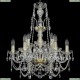 1411/6+3/195/XL-65/G Подвесная люстра Bohemia Ivele Crystal (Богемия), 1411