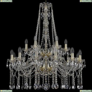 1413/12+6/300/h-96/2d/G Подвесная люстра Bohemia Ivele Crystal (Богемия), 1413