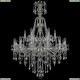 1415/12+6/300/XL-114/2d/Ni Подвесная люстра Bohemia Ivele Crystal (Богемия), 1415