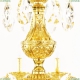 71102/6/125 A G Подвесная люстра под бронзу из латуни Bohemia Ivele Crystal (Богемия), 7102