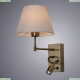 A2581AP-2AB Бра с дополнительной лампой для чтения и USB Arte Lamp (Арте ламп), Elba