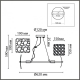 6588/6 Люстра подвесная LUMION, Moderni Liberti