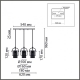 6592/3A Подвесной светильник LUMION, Moderni Jane