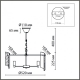 6594/5 Люстра подвесная LUMION, Moderni Dandy