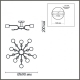 8196/10C Потолочная люстра LUMION, Rondo Comfi