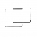 SUAVE SP35W LED L1200 BLACK Подвесной светильник с пультом ДУ Crystal Lux, Suave