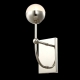 TRUENA AP1 NICKEL Бра Crystal Lux, Truena