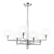 Maestro SP-PL5+5 Chrome Подвесная люстра на штанге Crystal Lux, Maestro