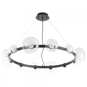 Bosque SP12 Black/Transparent Подвесная светодиодная люстра Crystal Lux, Bosque