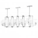 Nicolas SP12 L1600 Nickel/White Подвесная люстра Crystal Lux, Nicolas