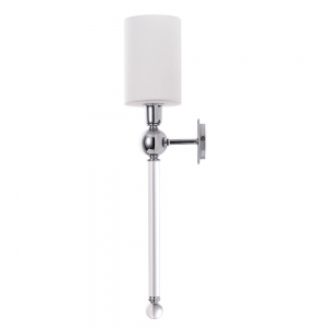 Mirabella AP1 Chrome/White Бра Crystal Lux, Mirabella