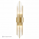 ATENTO AP2 BRASS/TRANSPARENTE Бра Crystal Lux, Atento