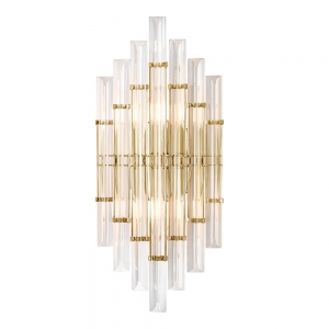 SARAGOSA AP2 BRASS/TRANSPARENTE Бра Crystal Lux, Saragosa