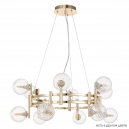 LUXURY SP12 GOLD Люстра Crystal Lux, Luxury
