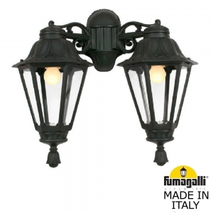 E26.141.000.AYF1RDN DN Светильник уличный настенный Fumagalli, Porpora/Rut