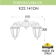 K22.141.000.AXF1RDN K22.141.000.AXF1R DN Светильник уличный настенный Fumagalli, Porpora/Saba Dn