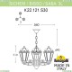 K22.120.S30.WXF1R Светильник уличный подвесной Fumagalli (Фумагали), SICHEM/SABA 3L 