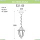 E22.120.000.AXF1R Уличный подвесной светильник Fumagalli (Фумагали), Sichem/Anna
