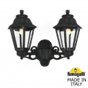 E22.141.000.AXF1R Уличный настенный светильник Fumagalli, Porpora/Anna