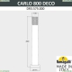 DR3.575.000.WXU1L Садовый светильник-столбик Fumagalli (Фумагали), Carlo Deco