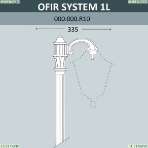 000.000.R10.A0 Консоль для паркового фонаря Fumagalli (Фумагали), Консоль Ofir