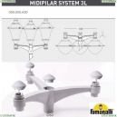 000.000.A30.L0 Консоль для паркового фонаря Fumagalli, Консоль Midipilar