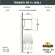 3A7.002.000.LXU1L Уличный настенный светильник Fumagalli, Franca 90
