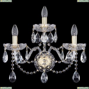 10.12.2+1.195.XL.Gd.Sp Бра хрустальное Bohemia Art Classic (Арт Классик), 11.12